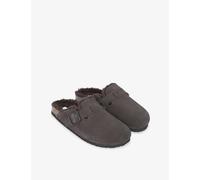 The White Company Womens The White Company Corkbed Suede Slippers Chocolate M