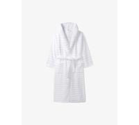 The White Company Womens The White Company Self-Tie Textured Cotton Robe White S