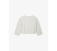 The White Company Womens The White Company Stripe Slash Neck Stripe Cotton-Jersey Top Bluestripe M