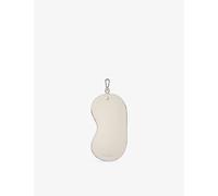 The White Company Womens The White Company Textured Leather Glasses Case Keyring Almond 1Size