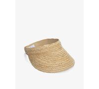 The White Company Womens Tural Adjustable Straw Visor 1 Size
