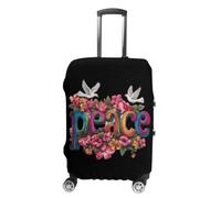 The White Doves and Peace Luggage Case Cover Protective Suitcase Covers Anti Scratch Baggage Washable Fits 19-32 Inch XL