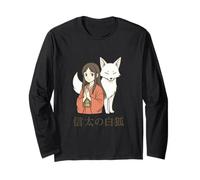 The White Fox of Shinoda Kitsune Legends Long Sleeve T-Shirt