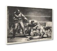 The White Hope By George Bellows Canvas Print | Gallery Wrapped 30mm Frame Wall Art | 20x14 inches | Ready to Hang | Classic Picture | Living Room Bedroom Lounge Office