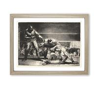 The White Hope By George Bellows Classic Painting Framed Print | A2 Oak Framed Wall Art | Ready to Hang | Classic Historical Picture | Living Room Bedroom Lounge Office