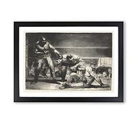 The White Hope by George Bellows Framed Print | A2 Black Framed Wall Art | Ready to Hang | Modern Nature Picture | Living Room Bedroom Lounge Office
