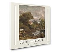 The White Horse By John Constable Canvas Print | Gallery Wrapped 30mm Frame Wall Art | 14x14 inches | Ready to Hang | Classic Animals Picture | Living Room Bedroom Lounge Office