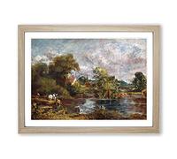 The White Horse By John Constable Classic Painting Framed Print | A2 Oak Framed Wall Art | Ready to Hang | Classic Animal Picture | Living Room Bedroom Lounge Office