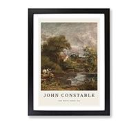 The White Horse By John Constable Exhibition Museum Painting Framed Wall Art Print, Ready to Hang Picture for Living Room Bedroom Home Office Décor, Black A2 (64 x 46 cm)