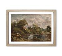 The White Horse by John Constable Framed Print | A2 Oak Framed Wall Art | Ready to Hang | Modern Animal Picture | Living Room Bedroom Lounge Office