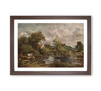 The White Horse by John Constable Framed Wall Art Print A2 Walnut