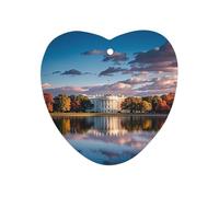 The White House on The Lake Car Air Freshener Hanging, Long Lasting Scented Car Aromatherapy Tablets, Love form Fragrance Scented Cards for Vehicles, Bedroom, Wardrobe White-style