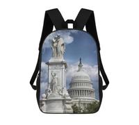 The White House Washington Backpacks Travel Bag 17 Inch | Large Capacity Laptop Bags Compartments Straps Pocket Daypack