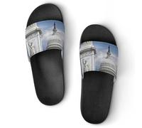 The White House Washington Unisex Shower Slippers Non Slip Slides Bathroom Beach Pool Sandals