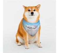 The White Little Dog in The Snow Dog Bandana for Small Medium Large Dogs, Cat Dogs Kerchief Triangle Bibs Scarf for Girl Or Boy