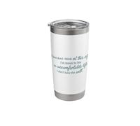 The White Lotus Uncomfortable Life Officially Licensed Stainless Steel Insulated Tumbler
