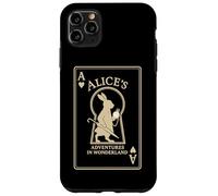The White Rabbit Playing Card Ace Alice in Wonderland Retro Case for iPhone 11 Pro Max