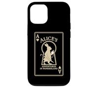 The White Rabbit Playing Card Ace Alice in Wonderland Retro Case for iPhone 12/12 Pro