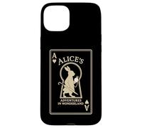 The White Rabbit Playing Card Ace Alice in Wonderland Retro Case for iPhone 15 Plus