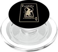 The White Rabbit Playing Card Ace Alice in Wonderland Retro PopSockets PopGrip for MagSafe