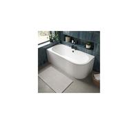 The White Space 1660mm J-Bath Curved Front Panel - White