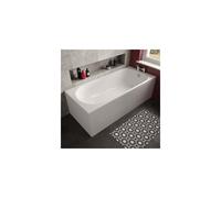 The White Space Arnold Single Ended Rectangular Bath - 1580mm X 680mm - White Bath Size: 1580x680mm