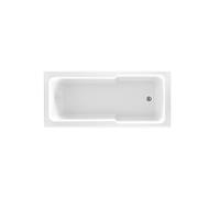 The White Space I-Bath Single Ended Shower Bath 1700mm x 750mm - White