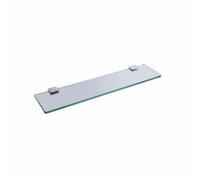 The White Space Legend Glass Shelf - Chrome Finish: Chrome