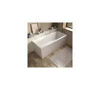 The White Space Vale Single Ended Bath - 1700mm x 750mm - White Bath Size: 1700x750mm
