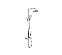 The White Space Yes Thermostatic Bar Mixer Shower with Fixed Head and Shower Kit - Chrome