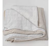 The White Stone Carbon Fiber Throw Blanket, Double-Sided, Anti-Stress - 140 x 200 cm in Cream | Size: 140 cm x 200 cm The White Stone Cream 140 cm x 200 cm