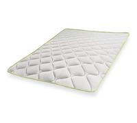 The White Stone Cooling Topper with Orthopedic Properties, 4 cm high - 120 x 200 cm in White | Size: Small Double The White Stone White Small Double