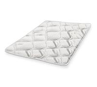 The White Stone Ergonomic Mattress Topper, 5cm, Hypoallergenic & Anti-dust Mite in White | Size: Emperor The White Stone White Emperor