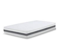 The White Stone Hypoallergenic Waterfoam Mattress, 16 cm, breathable & Antibacterial in White | Size: EU Single The White Stone White EU Single