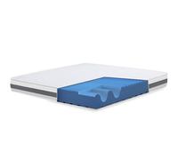 The White Stone Mattress with Antibacterial Waterfoam, 20 cm Height - 85 x 195 cm in White | Size: EU Single The White Stone White EU Single