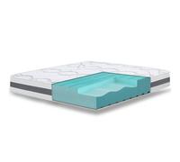 The White Stone Medium-Firmness Orthopedic Mattress, 16 cm - 120 x 200 cm in White | Size: Small Double The White Stone White Small Double