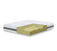 The White Stone Orthopedic Mattress 150x180 cm Medium Firmness, 20 cm in White The White Stone White 150x180 cm
