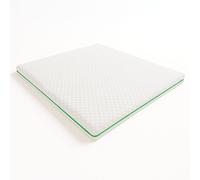 The White Stone Topper MemoryFoam Breeze 9Zones 5cm Hypoallergenic Cooling Polar in White | Size: EU Double The White Stone White EU Double