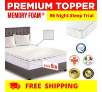 The White Stone Topper ventilated Memory Foam | Mattress Corrector 6 cm