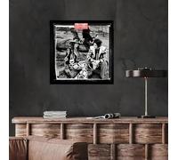 The White Stripes, Icky Thump Album cover, poster, wall art. Print or Fully Framed Available. Actual size of original Vinyl Covers. (Framed)