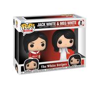 The White Stripes Jack & Meg 2-Pack Pop Rocks Vinyl Figure Funko