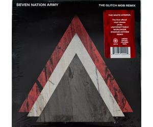 THE WHITE STRIPES SEVEN NATION ARMY GLITCH MOB REMIX LTD RED VINYL 7" JACK WHITE