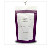 The White Tea Company Earl Grey Tea Bags • Premium Black Tea • 50 Teabags