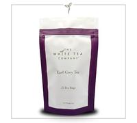 The White Tea Company | Premium Earl Grey Tea | Kenyan Black Tea & Bergamot Blend | Fragrant, Bright & Citrusy | Rainforest Alliance Certified | 25 Biodegradable Tea Bags