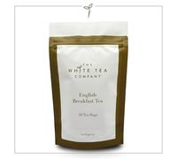 The White Tea Company | Premium English Breakfast Tea | Bold Mombasa East African Blend | Rich, Aromatic & Refreshing | Rainforest Alliance Certified | 50 Biodegradable Tea Bags