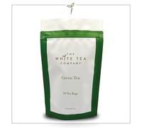 The White Tea Company | Premium Green Sencha Tea | 100% China Origin | Aromatic, Delicate & Vegetal | Rainforest Alliance Certified | 50 Biodegradable Tea Bags
