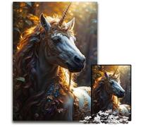 The White Unicorn Jigsaws 1000 Pieces for Adults Challenging Puzzles Educational Toy for Teenagers Home Office Decor 1000 PCS(75x50cm)