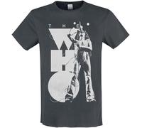 The Who Amplified Collection - Roger Singing T-Shirt charcoal XXL
