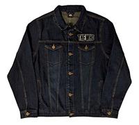 The Who Denim Jacket Long Live Rock Band Logo Official Unisex Blue XL