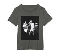 The Who John Entwistle & Roger Daltrey at The NEC Birmingham T-Shirt, Women's Plus, Asphalt Grey, 1X